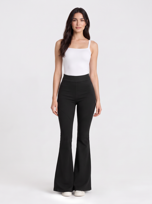 Women’s Bootcut Work Trousers — Black