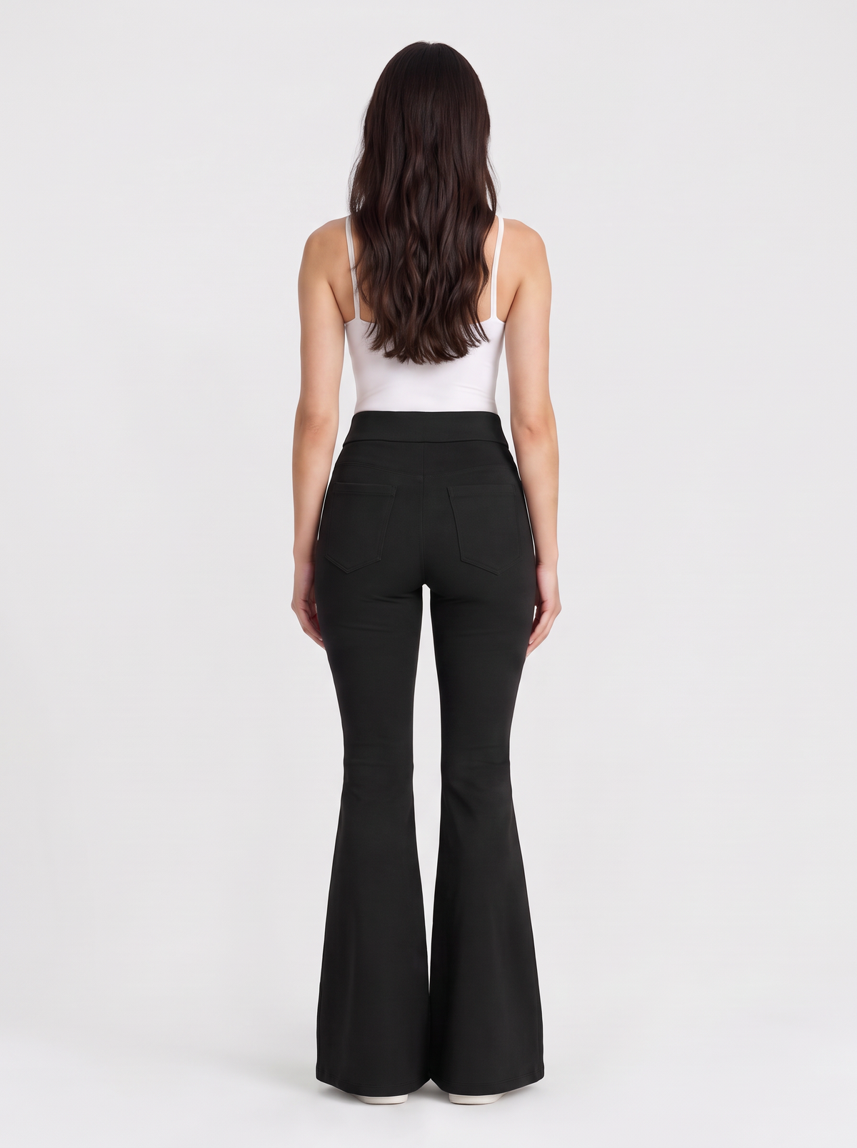 Women’s Bootcut Work Trousers — Black